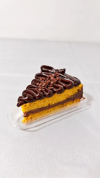 Fatia de bolo Fatia de Cenoura com Chocolate