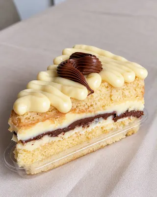 Fatia de bolo Fatia de Ninho com Nutella